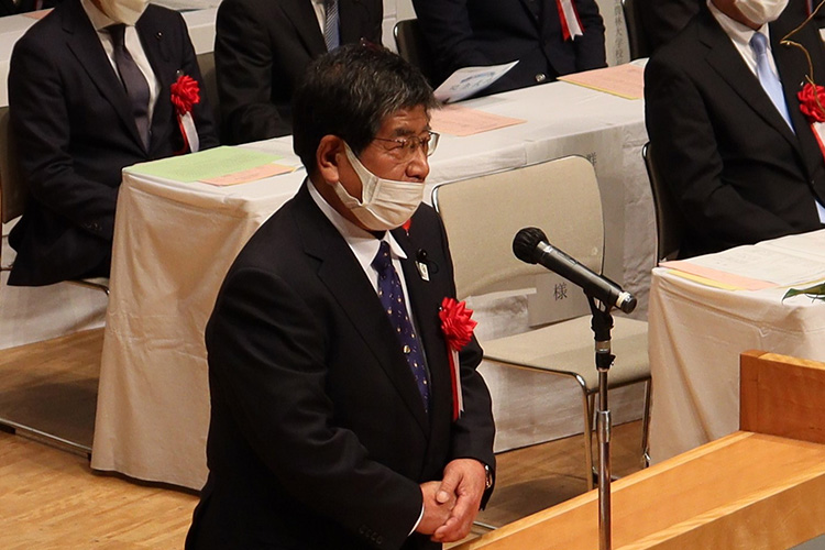 来賓祝辞県議会議員久保田様